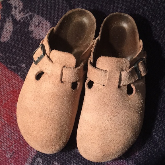 pink birkenstock clogs